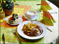 Tagesgericht aus dem Park-Restaurant bei Stuttgart